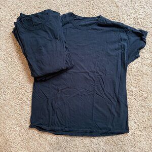 Fruit of the Loom Black Cotton T-Shirts – Set of 5, Size XL
